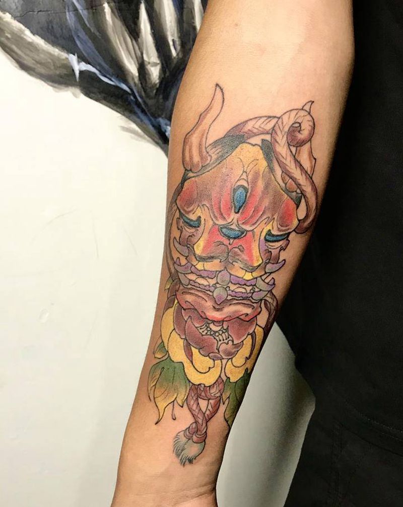 混搭纹身图片_手臂纹身图案