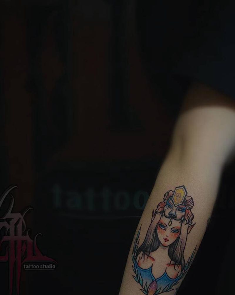 小图纹身图片_New School纹身图案