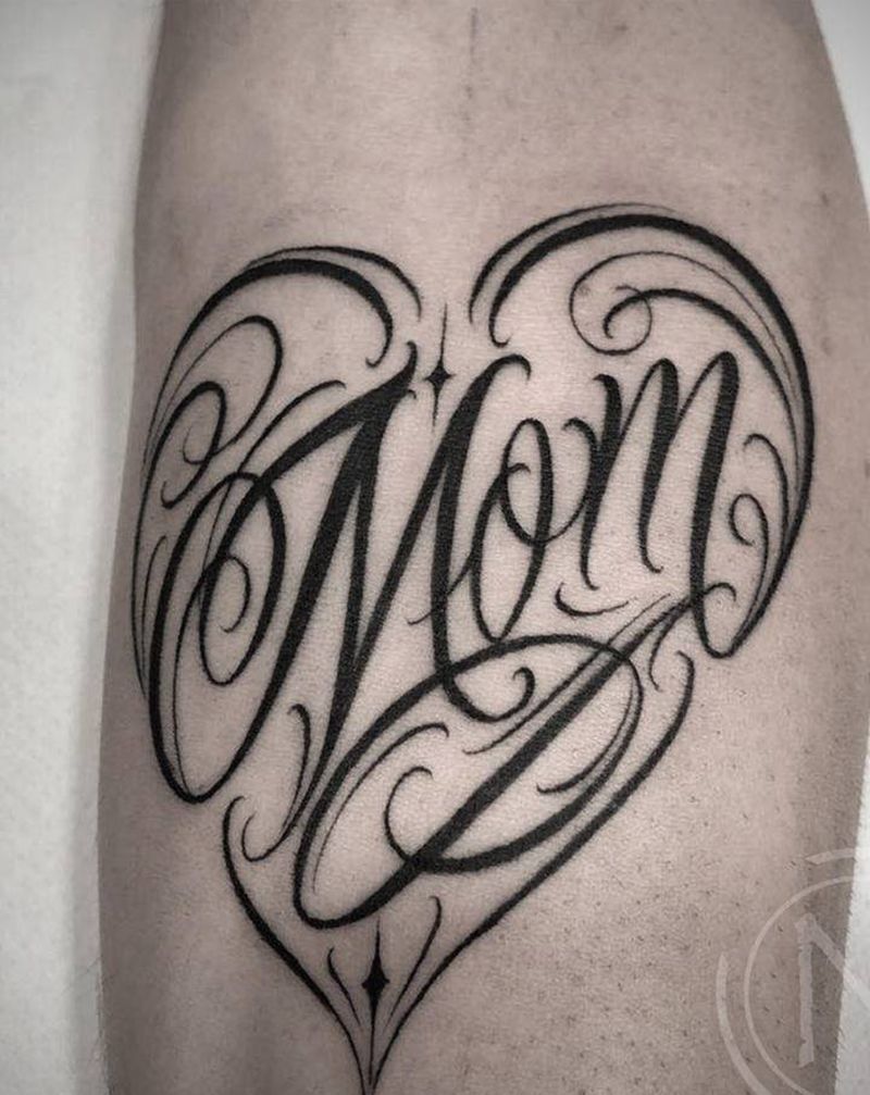 花体纹身图片_手部手臂花体字纹身图案