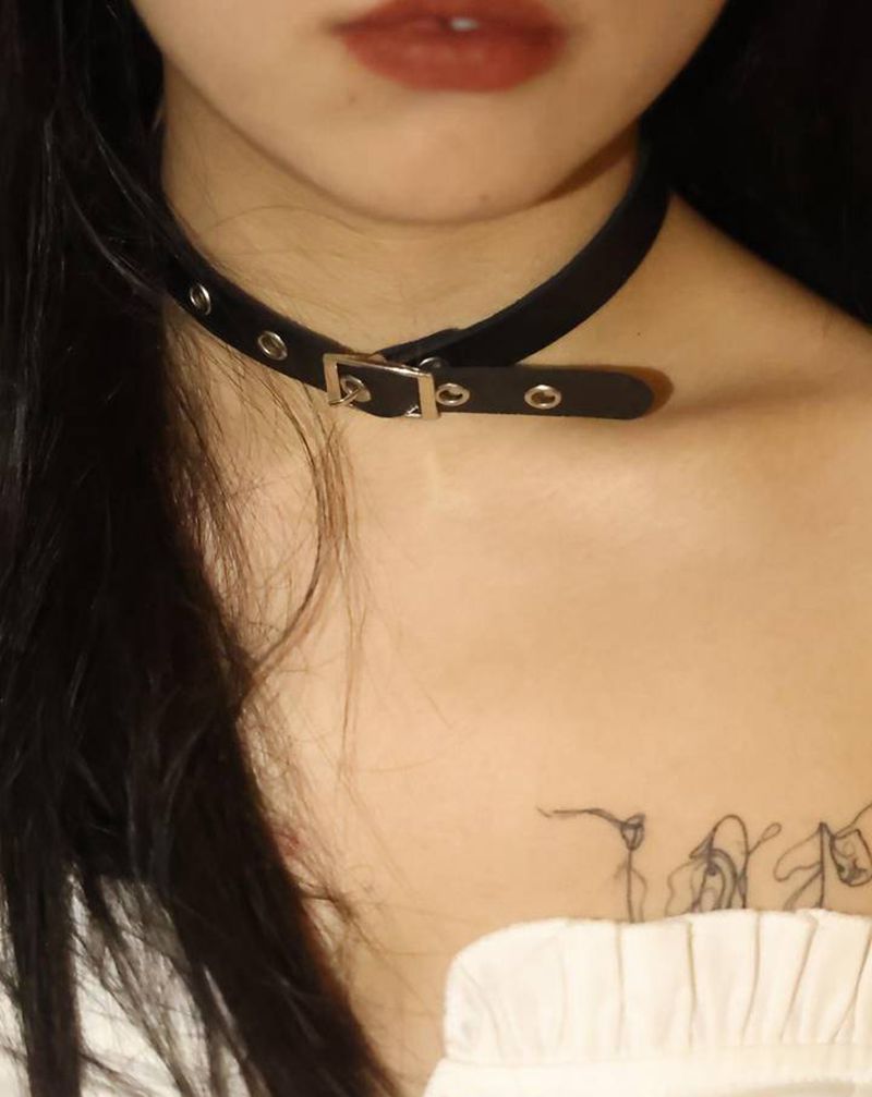 买家秀纹身图片_胸部几何纹身图案