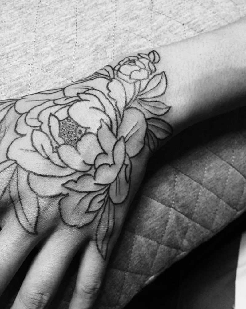 小作纹身图片_手部手臂纹身图案