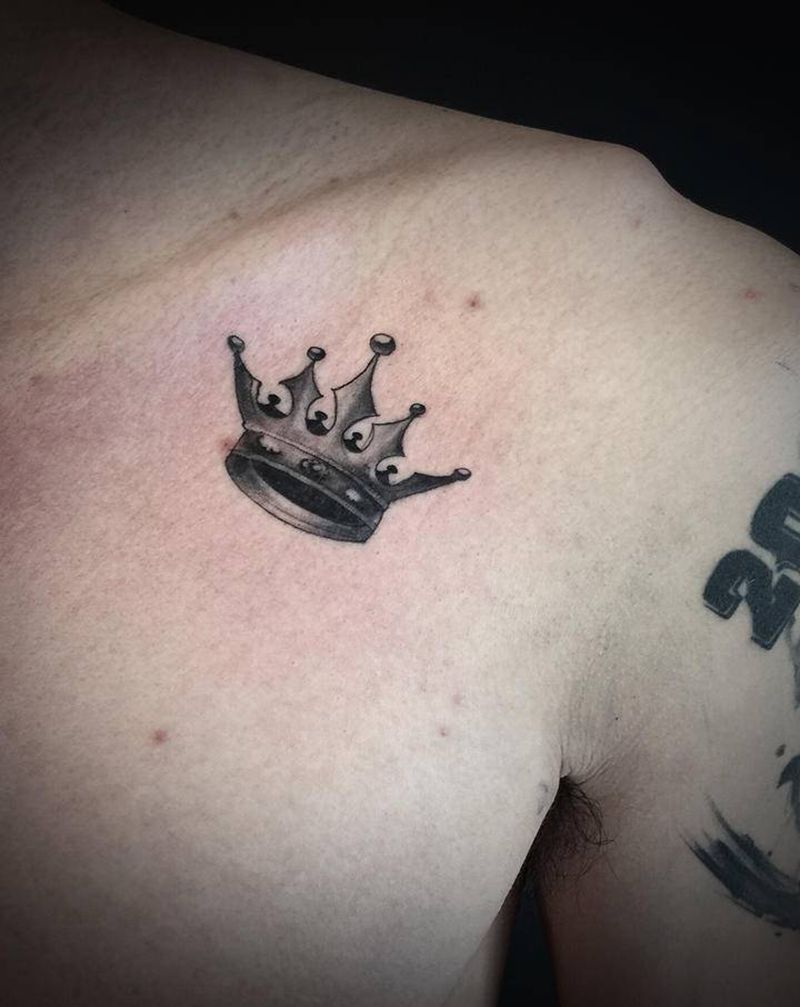 小作品纹身图片_肩部纹身图案