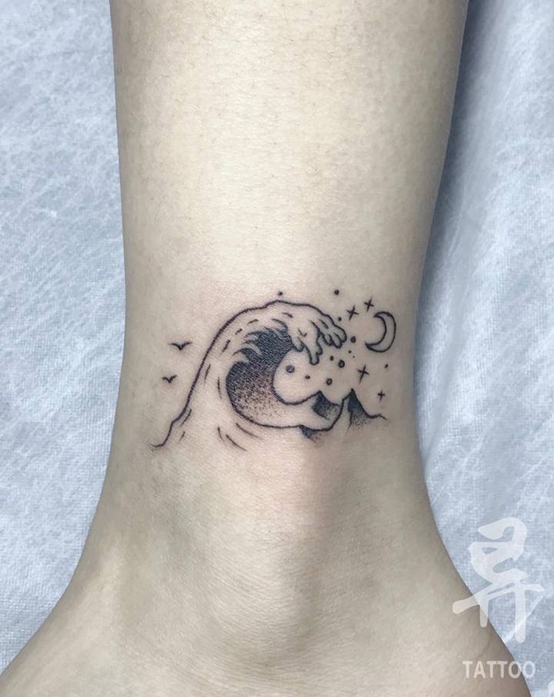 海誓山盟纹身图片_手臂腿部点刺小清新纹身图案