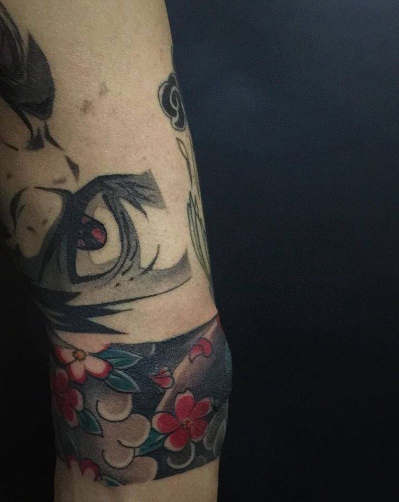 老传统臂环纹身图片_手臂纹身图案