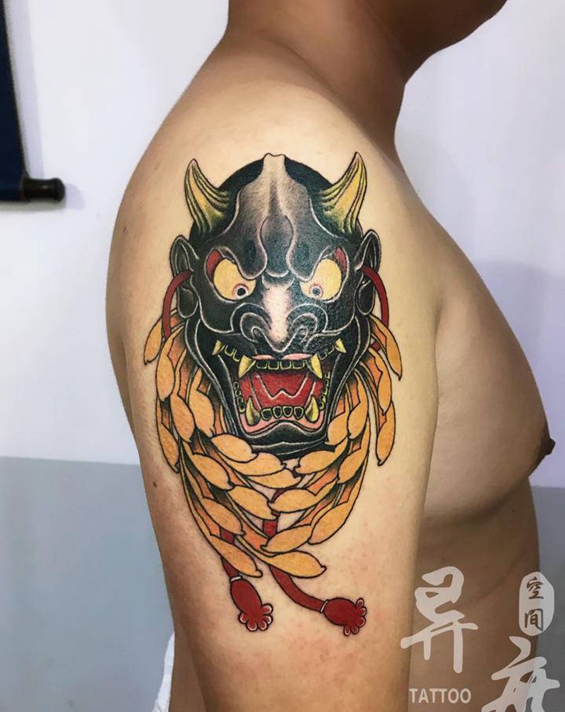 般若纹身图片_手臂纹身图案