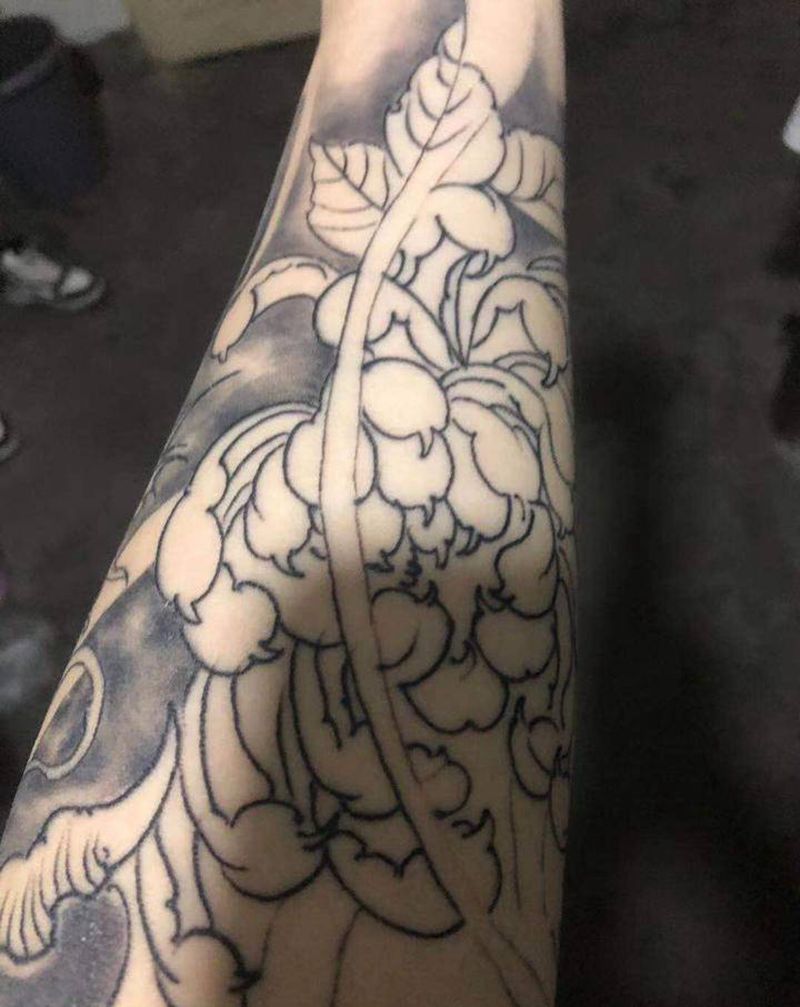 恢复期～纹身图片_手臂新传统纹身图案