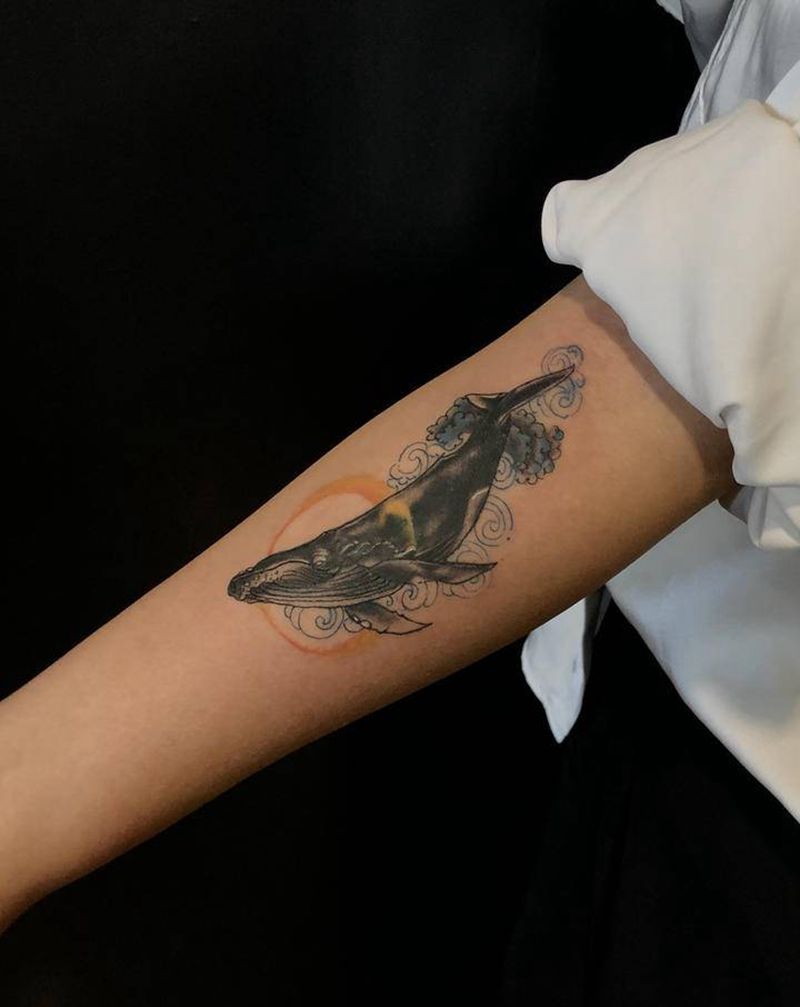 都是遮盖纹身图片_肩部手部新传统纹身图案