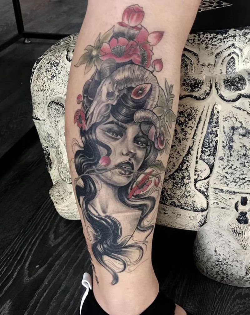 school纹身图片_New School欧美写实纹身图案