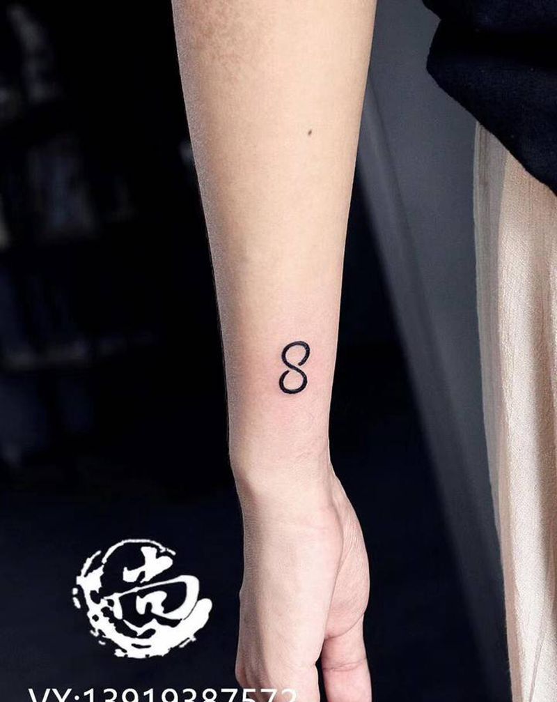 无限♾纹身图片_图腾纹身图案