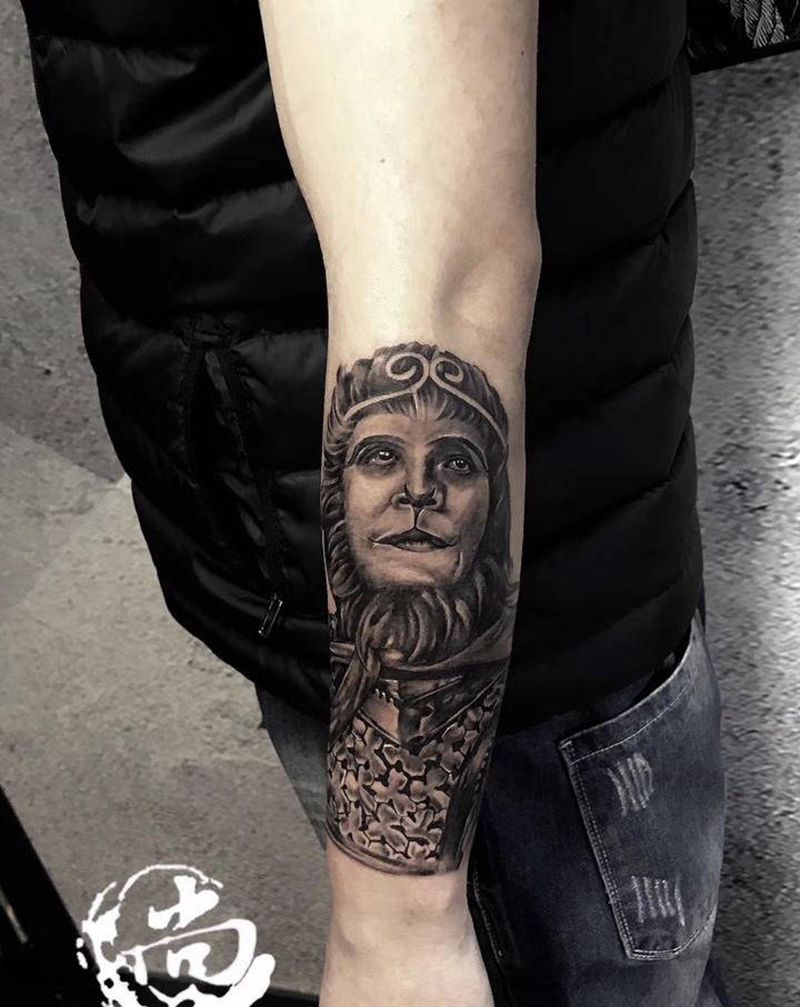 肖像纹身图片_欧美写实纹身图案