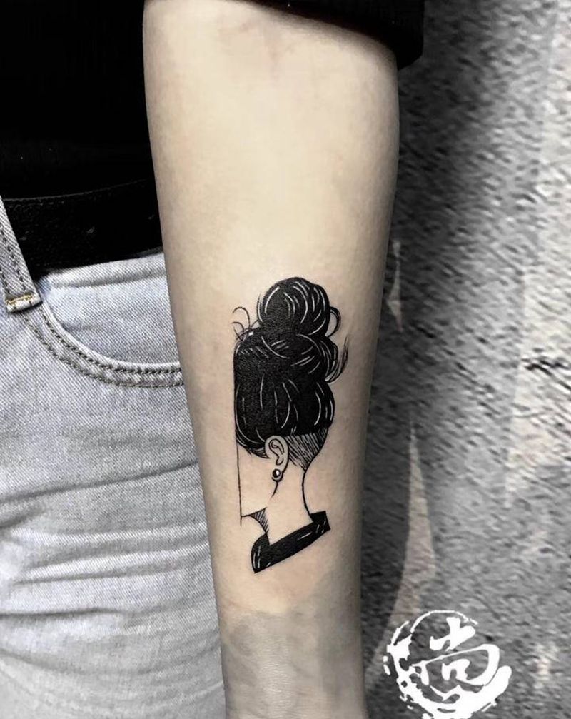 影纹身图片_New School纹身图案