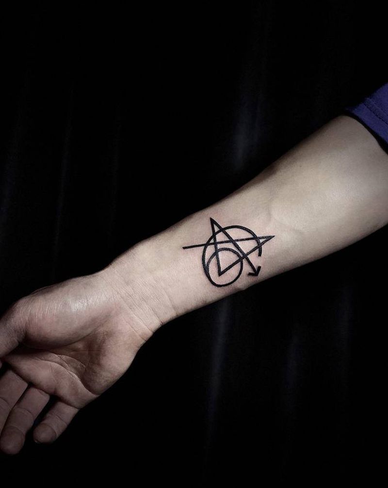 复联标志纹身图片_图腾纹身图案