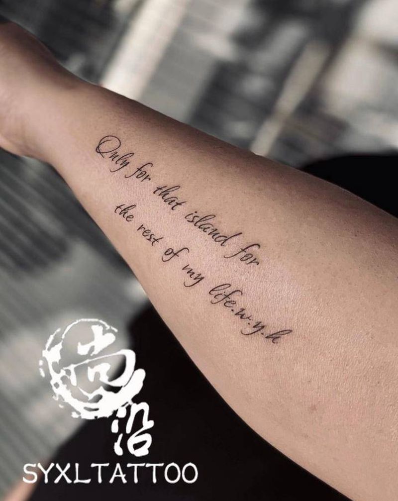 字母纹身图片_手臂几何纹身图案