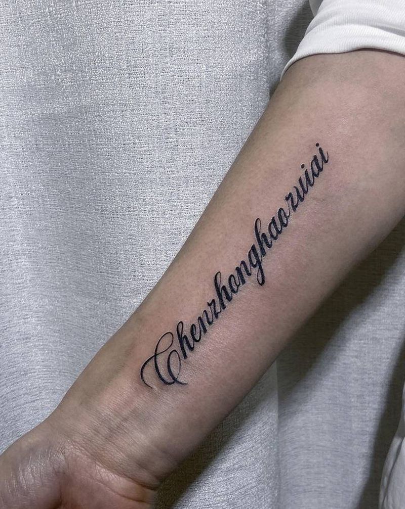 字母纹身图片_手部纹身图案