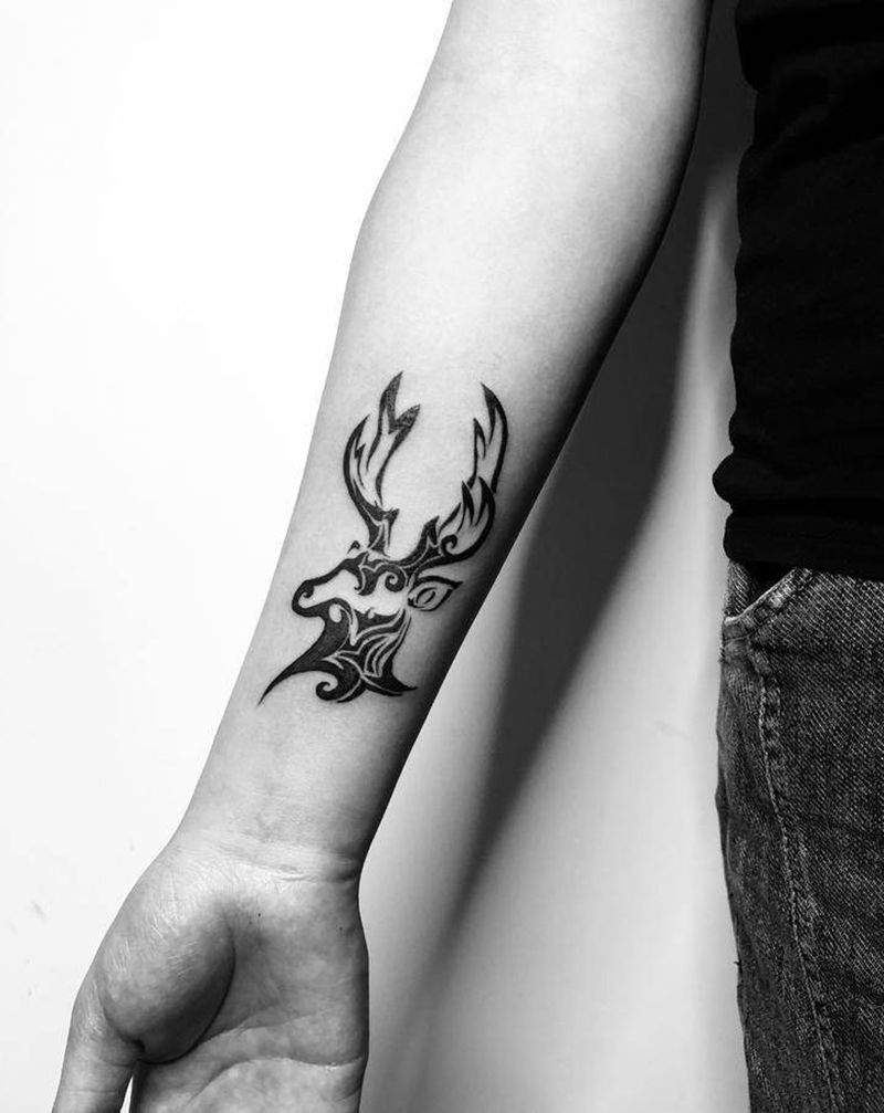 徒弟今日纹身图片_手臂纹身图案