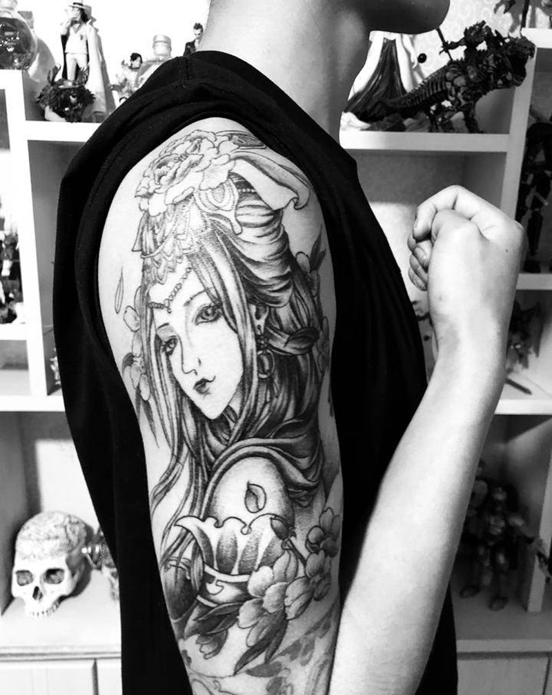 徒弟新作纹身图片_手臂纹身图案