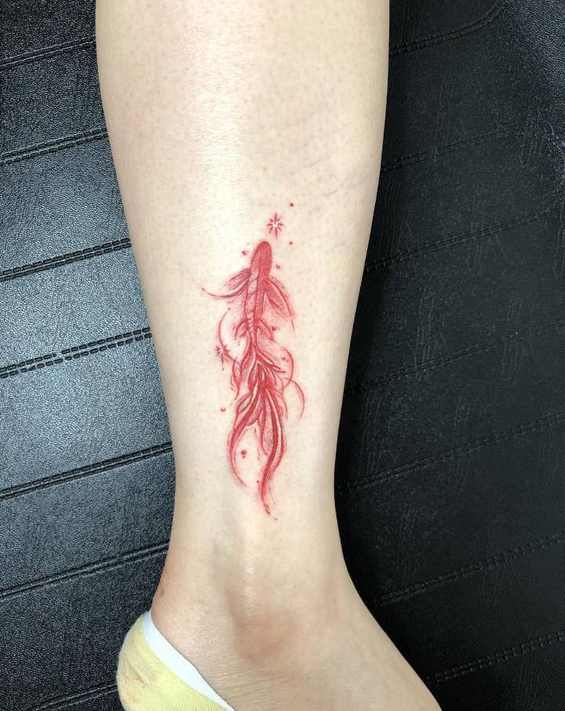 今日纹身图片_脚部纹身图案