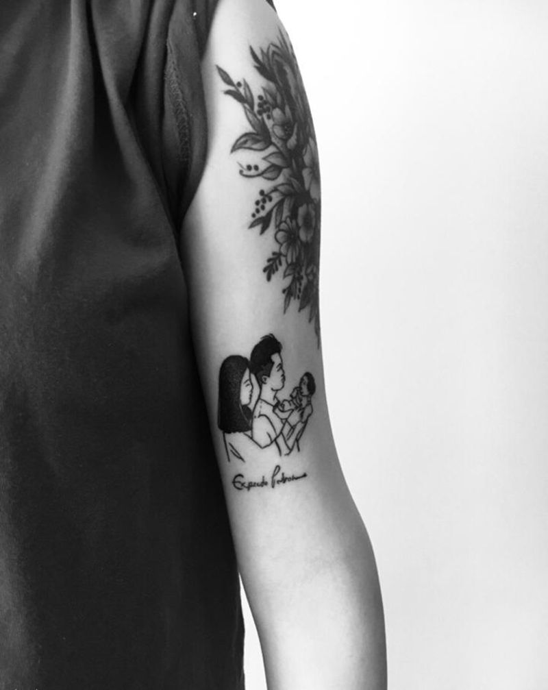 爱纹身图片_手臂纹身图案