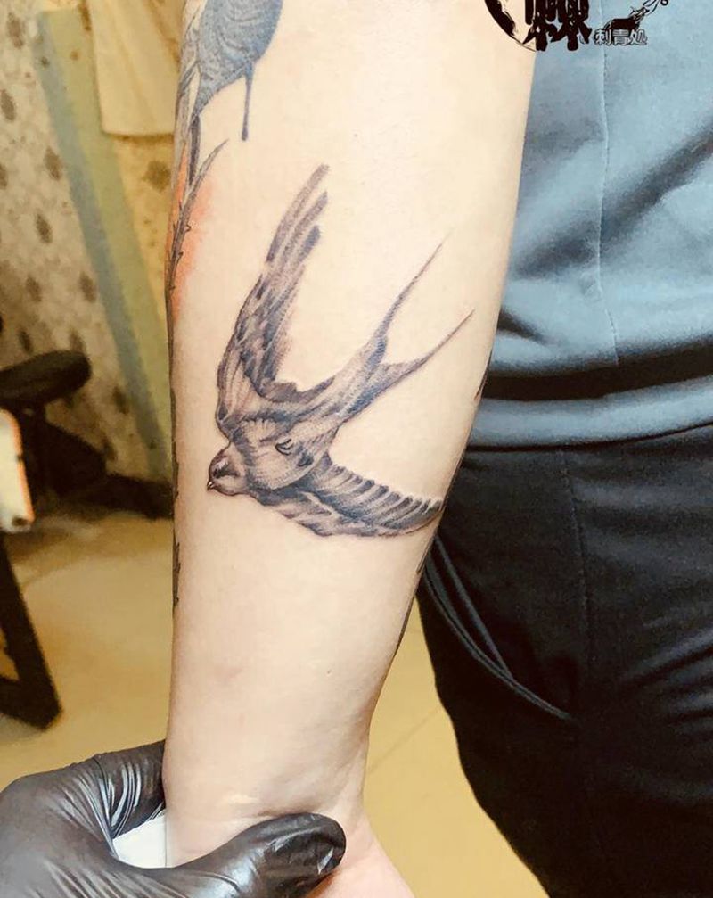 拼接花臂添图纹身图片_手臂点刺纹身图案