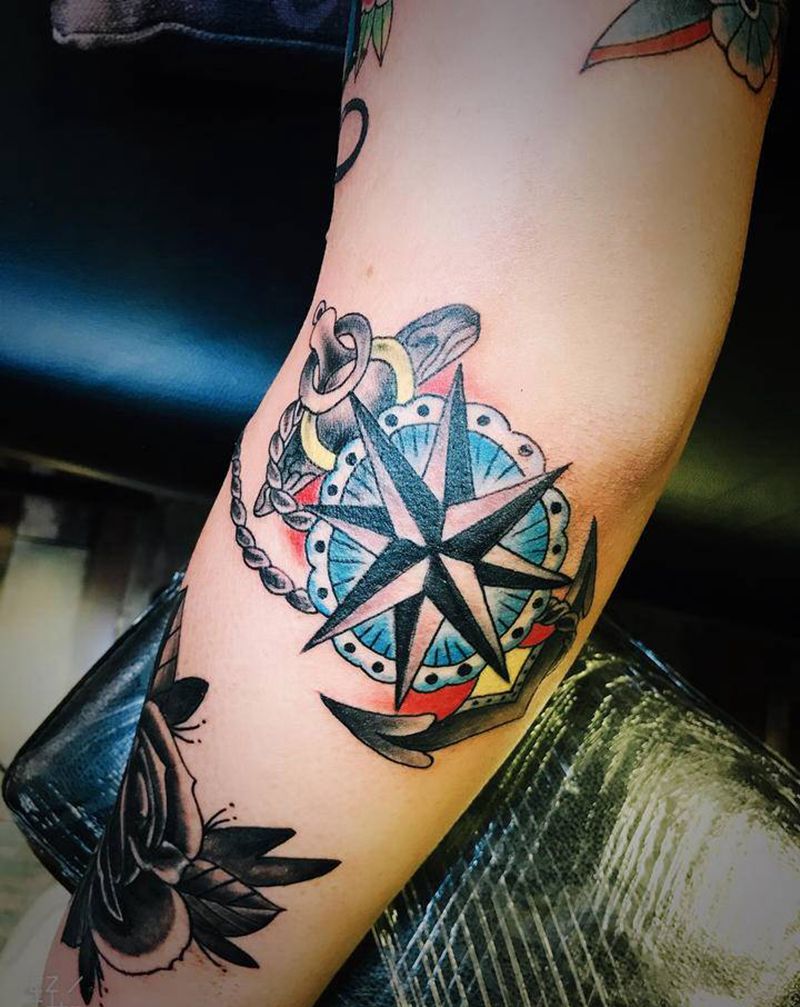 欧美风格纹身图片_手臂Old School纹身图案