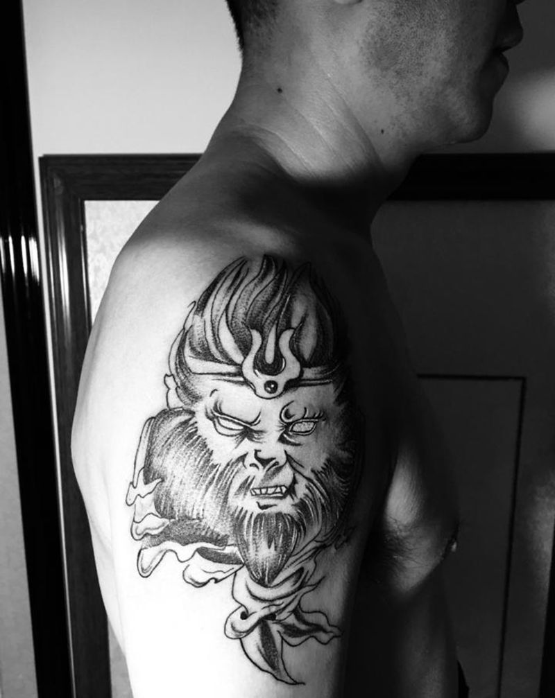 悟空纹身图片_手臂纹身图案