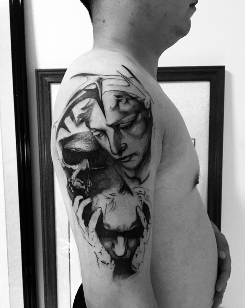 昨日纹身图片_手臂纹身图案