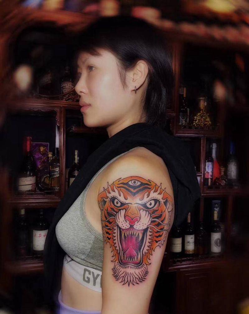 Old school 花臂纹身图片_手臂Old SchoolNew School纹身图案