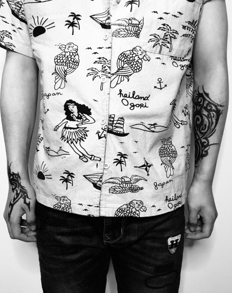 新年快乐纹身图片_手臂纹身图案