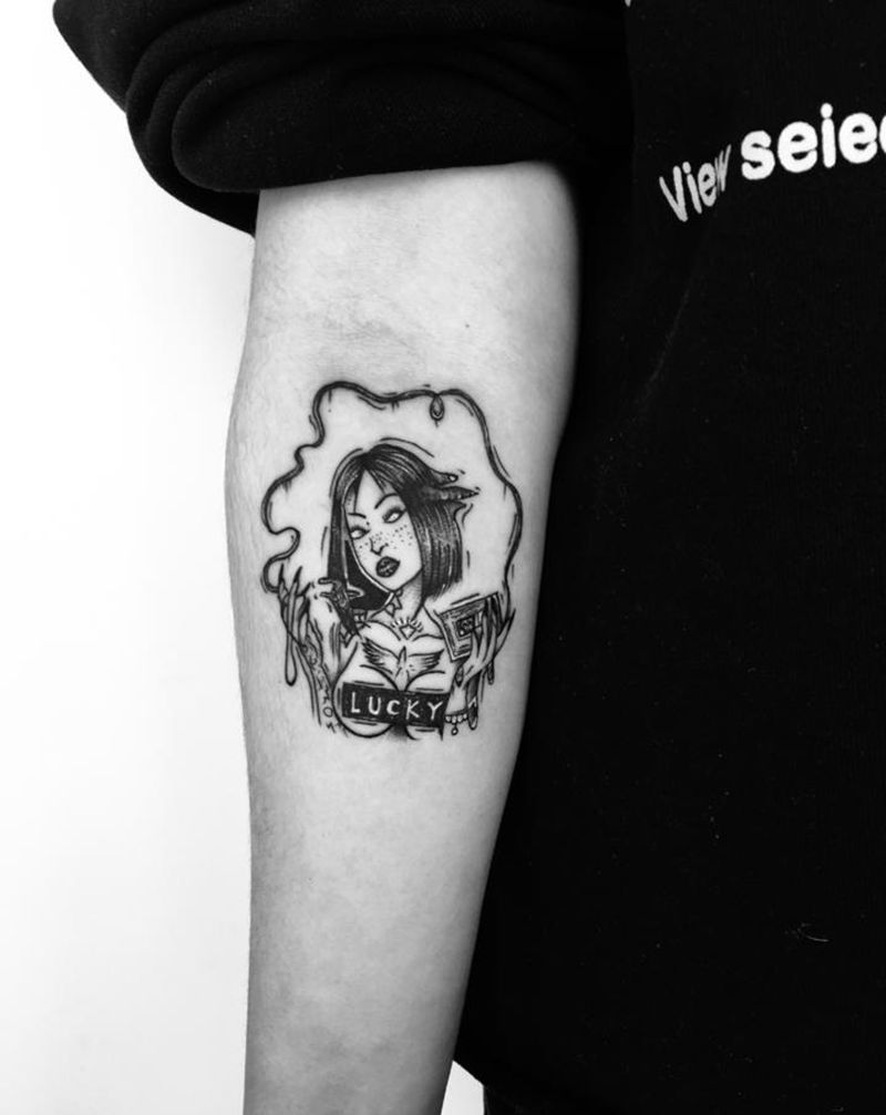 近日纹身图片_手臂纹身图案