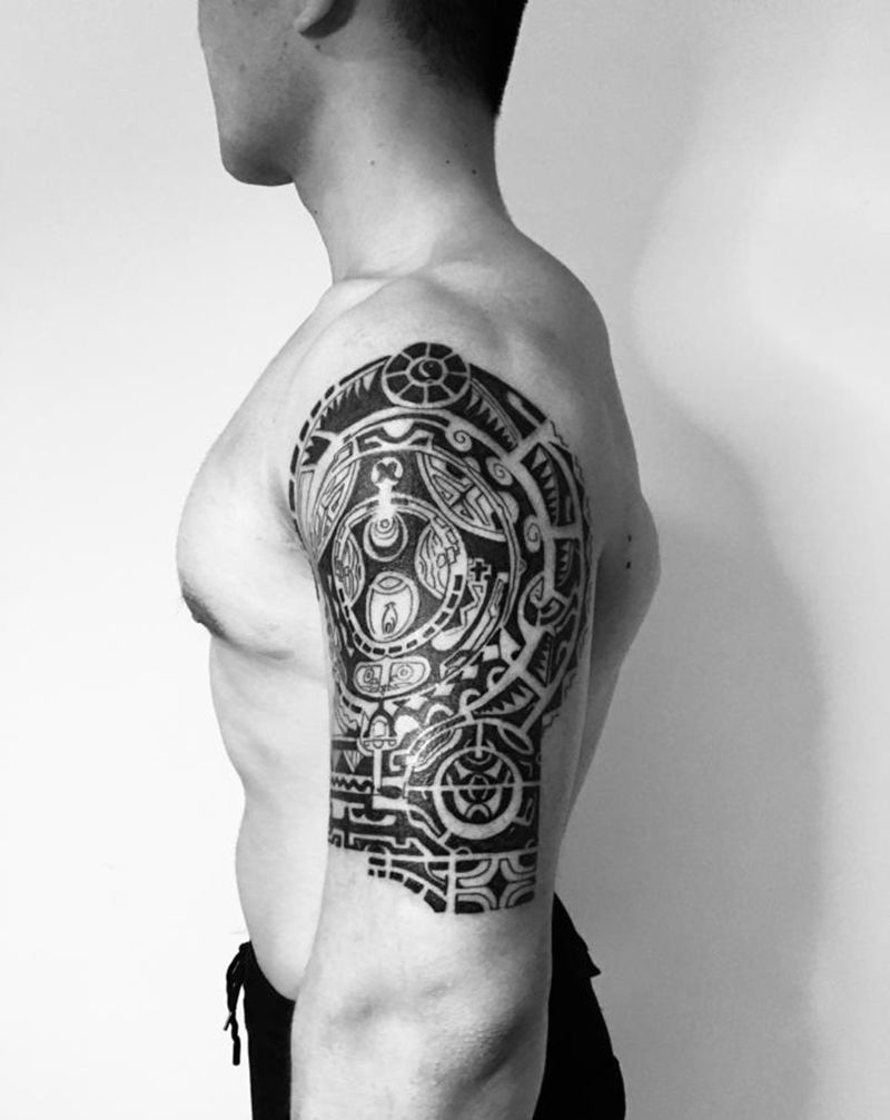 昨日纹身图片_手臂纹身图案