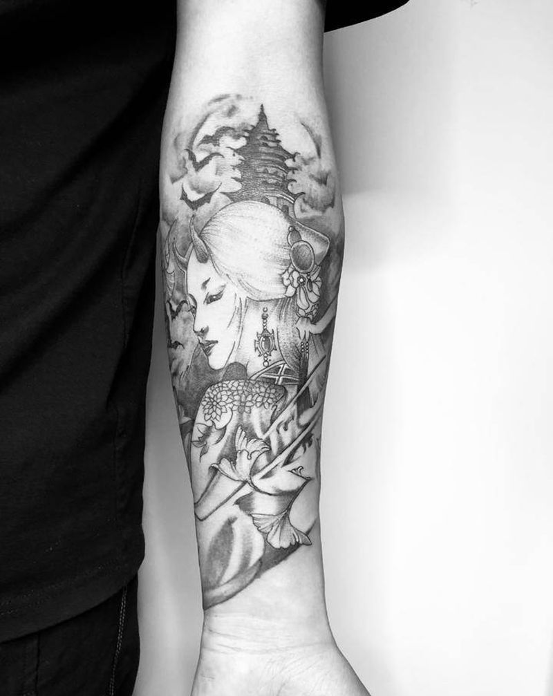 今日纹身图片_手臂纹身图案