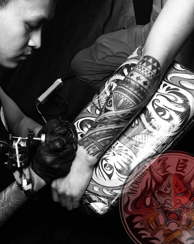 图腾纹身图片_手臂图腾图腾纹身图案