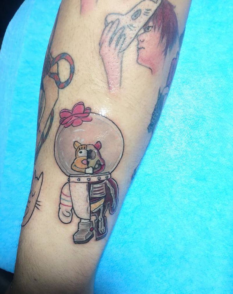 珊迪纹身图片_手臂纹身图案