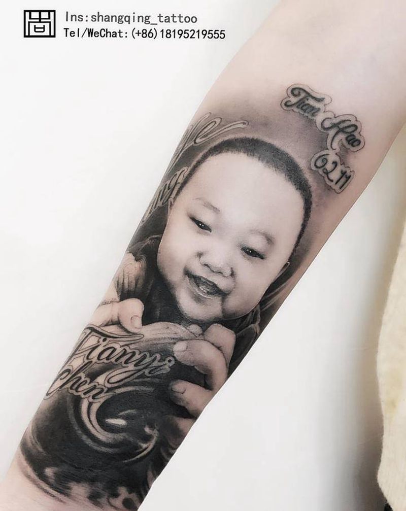 遮盖作品纹身图片_手部手臂欧美写实纹身图案