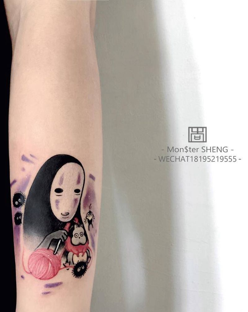 无脸男纹身图片_Old SchoolNew School纹身图案