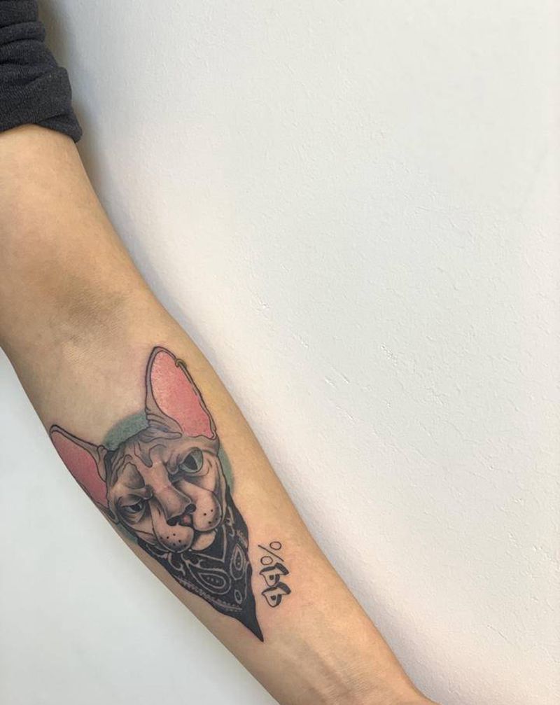 有点西海岸风格纹身图片_手臂New School纹身图案