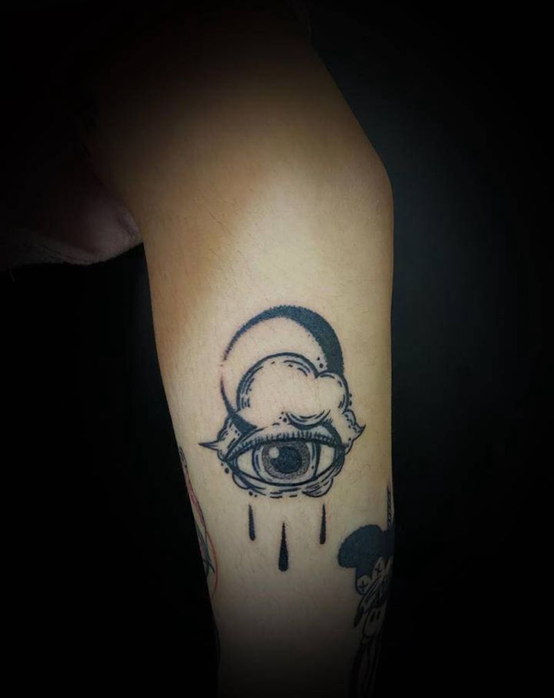 school拼接纹身图片_手臂纹身图案