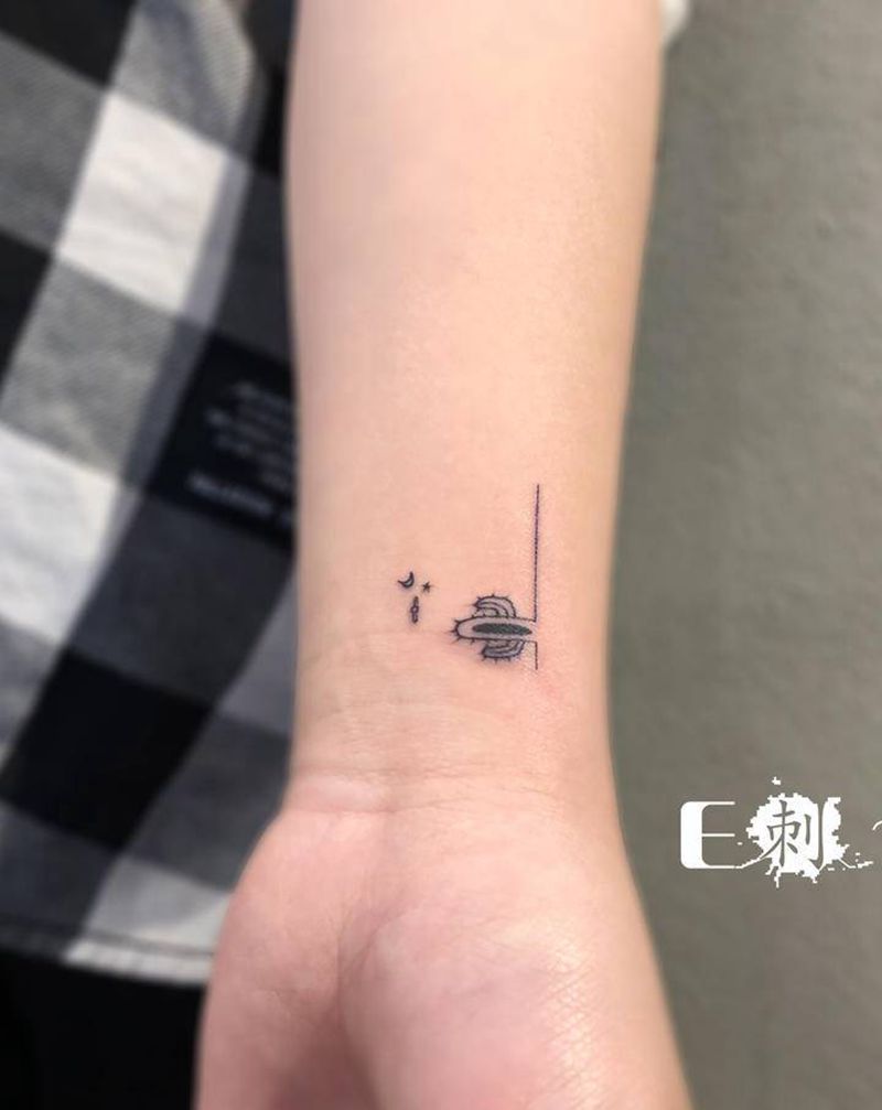 小清新纹身图片_手臂小清新纹身图案