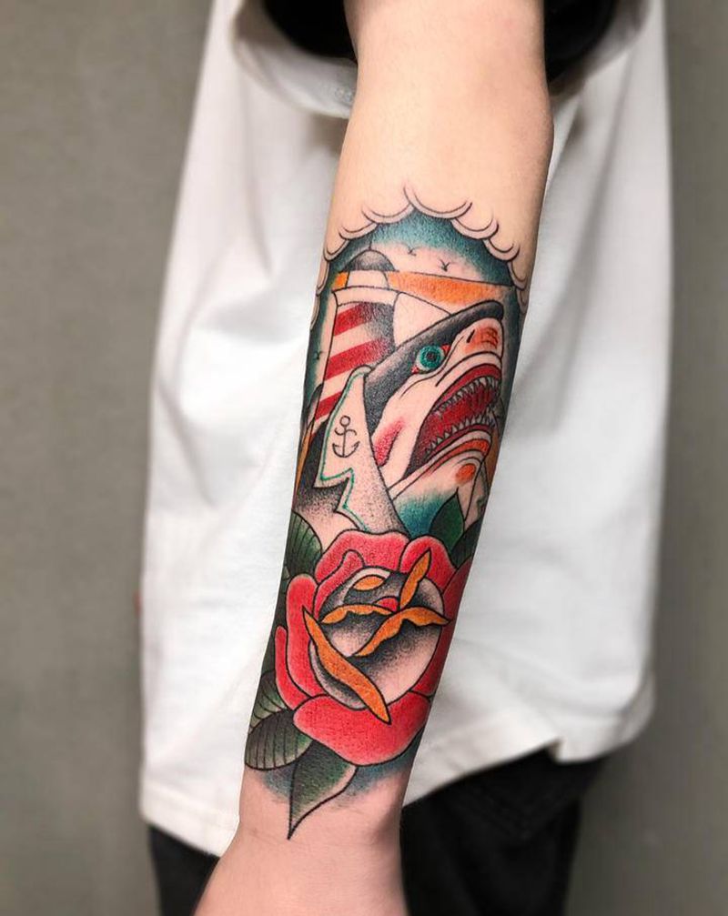 old school纹身图片_手臂Old School纹身图案