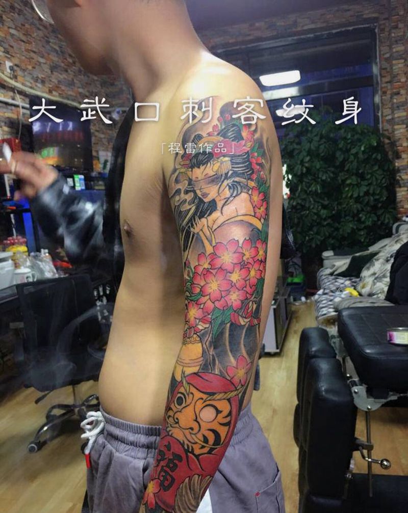 花臂纹身图片_手臂纹身图案