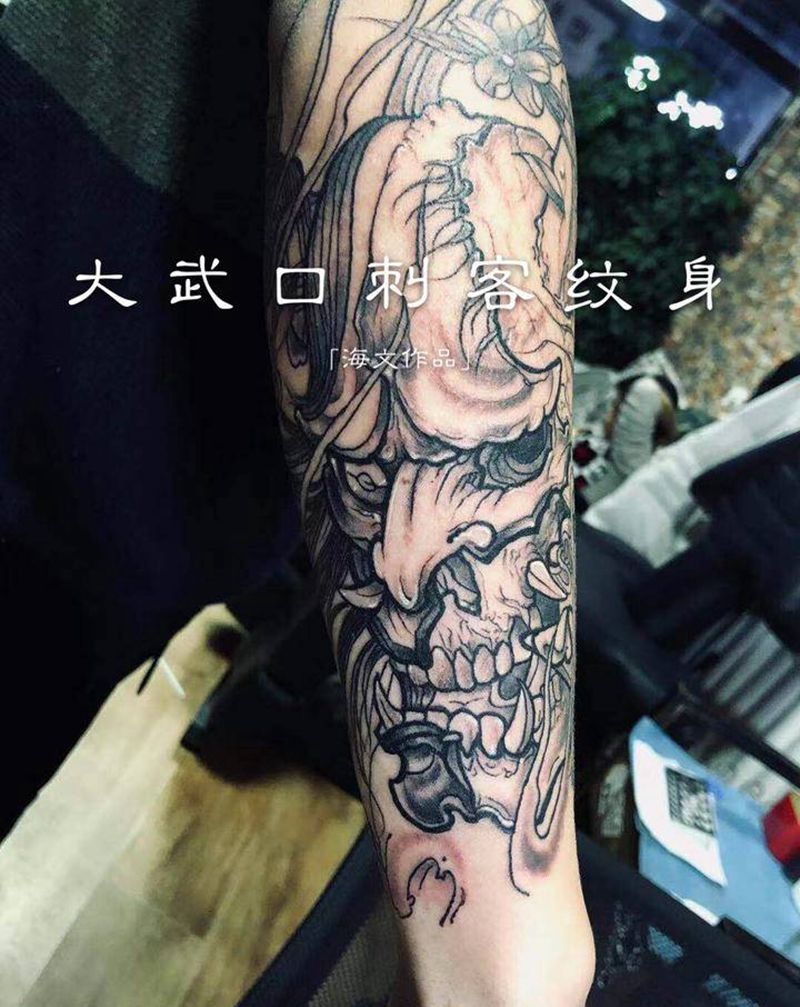 般若纹身图片_手臂纹身图案