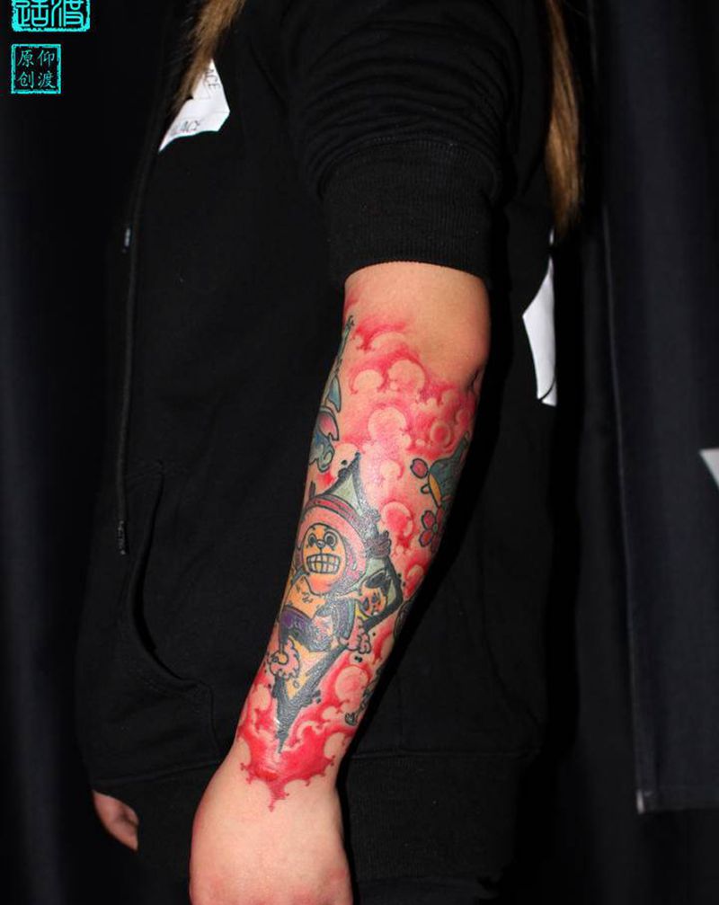 今工／动漫风格小臂／添加修改纹身图片_手臂纹身图案