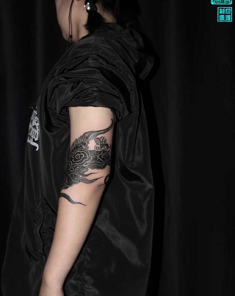 仰渡刺青遮盖作品纹身图片_手臂纹身图案