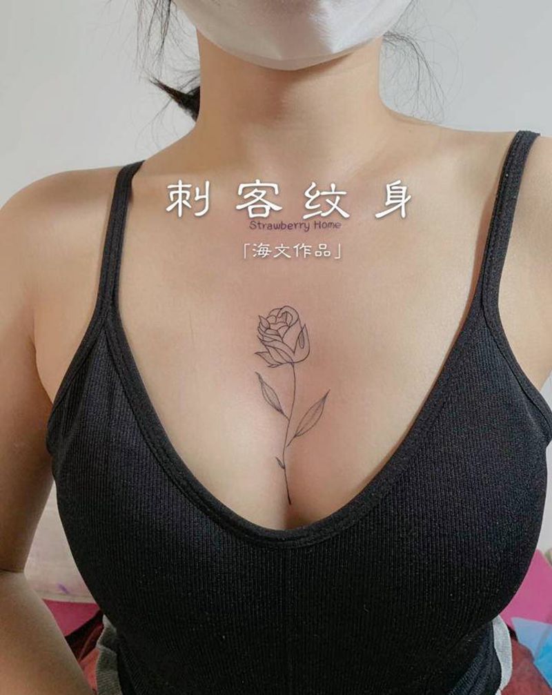 小图纹身图片_胸部纹身图案