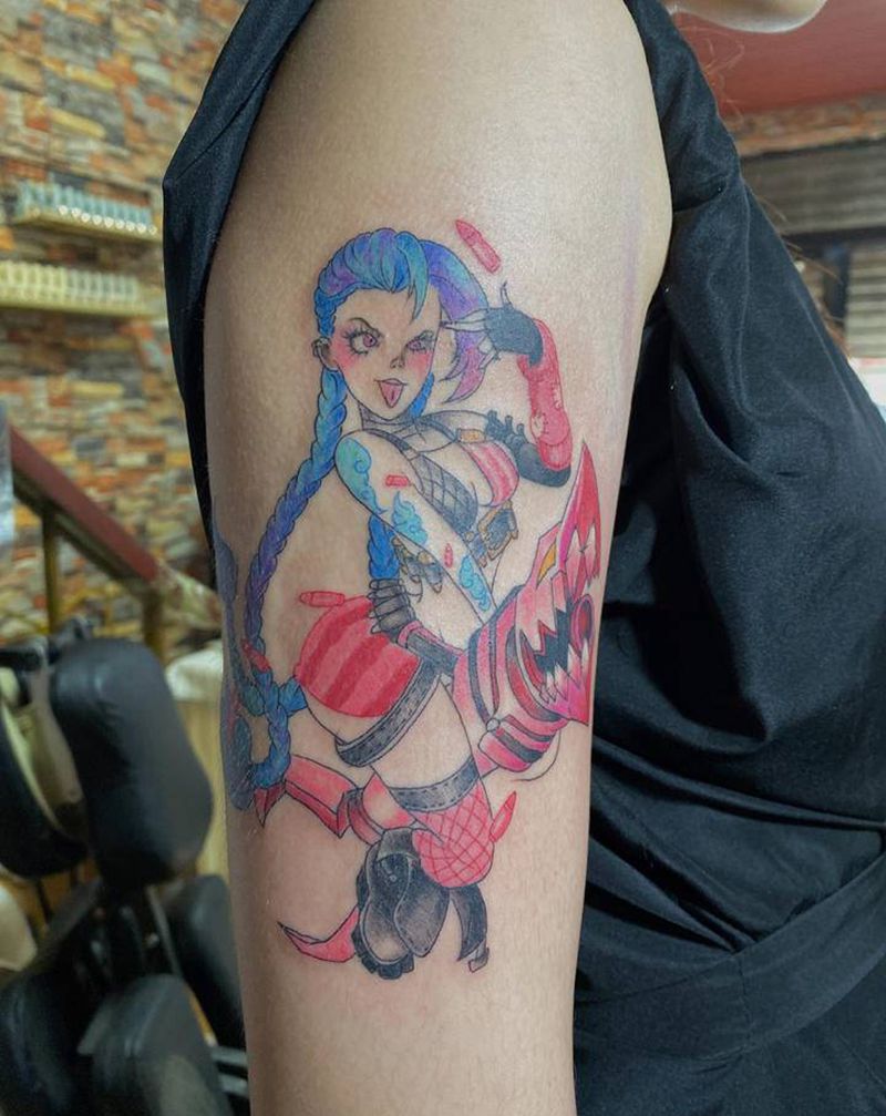 金克斯纹身图片_手臂纹身图案