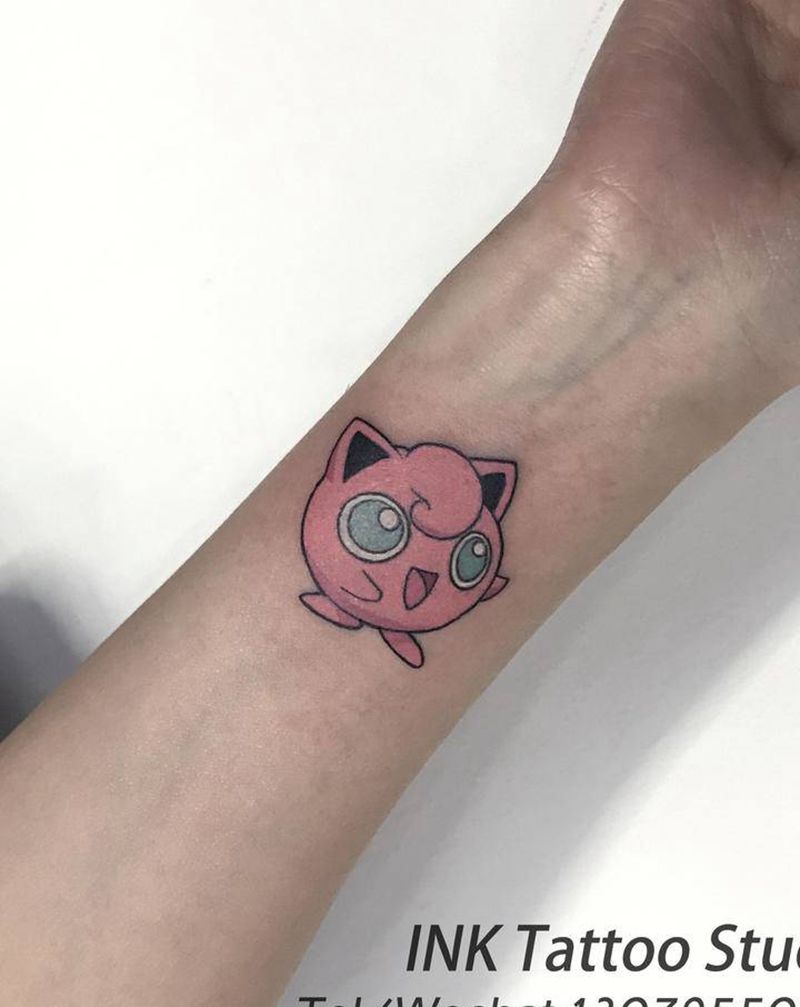 胖丁纹身图片_手臂New School纹身图案