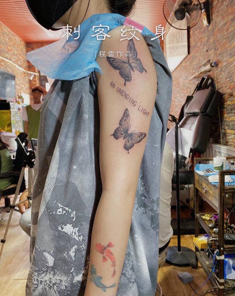 小清新纹身图片_手臂纹身图案