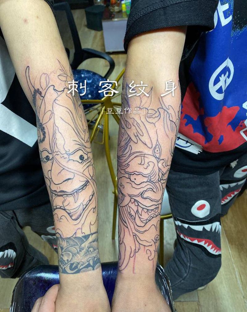 般若纹身图片_手臂纹身图案