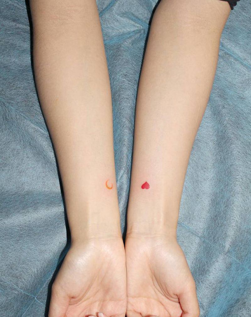 小清新作品纹身图片_手臂小清新纹身图案