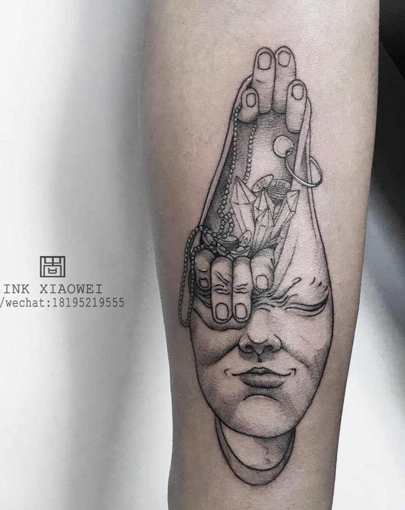 脸纹身图片_手臂纹身图案